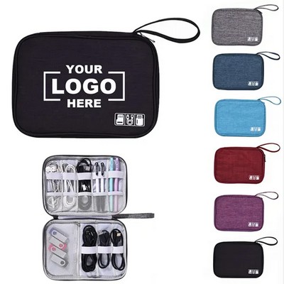 Travel Electronic Accessories Cable Organizer Bag