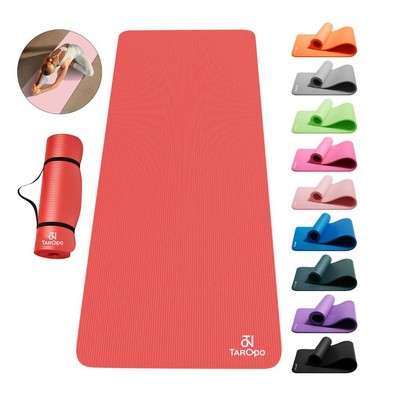 72" Non Slip Nbr Yoga Mat W/ Carrying Strap