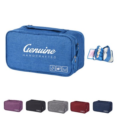 High-Quality Foldable Underwear & Bra Organizer