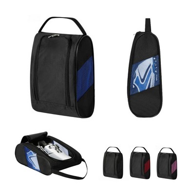 Golf Shoe Bag With Breathable Mesh