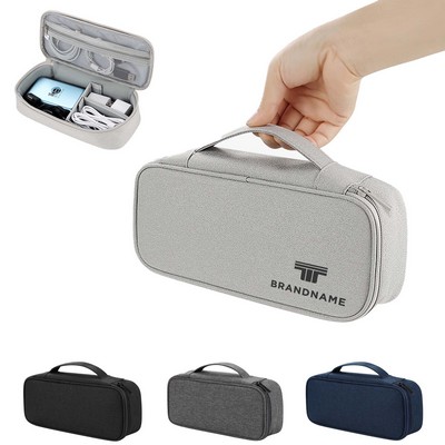 Tech Accessory Organizer Bag Large Capacity Travel Gadget