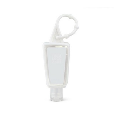 1 Oz. Citrus Scent Hand Sanitizer Gel W/ Silicone Holder - Blank