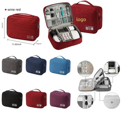 Waterproof Cable Organizer Bag For Electronic Accessory